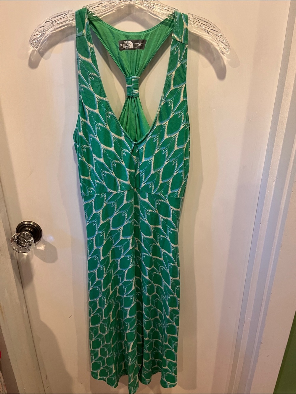 The North Face Green Twisted-Front Sleeveless Top